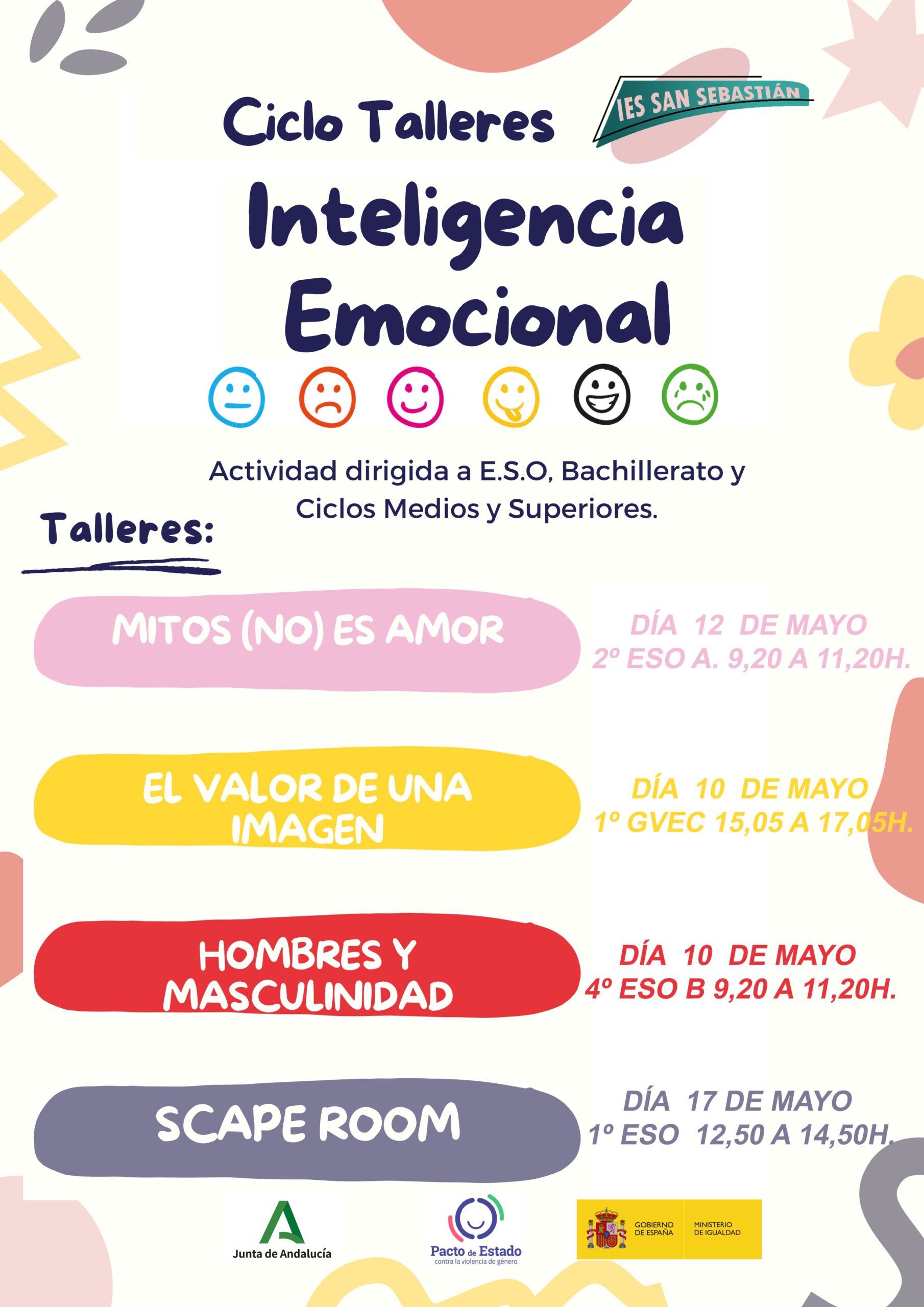 Lee más sobre el artículo CICLO TALLERES INTELIGENCIA EMOCIONAL