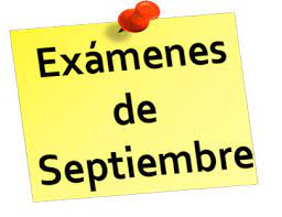 Lee más sobre el artículo EXÁMENES DE SEPTIEMBRE 1º BACHILLERATO