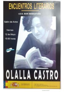 Lee más sobre el artículo Encuentros Literarios con Olalla Castro