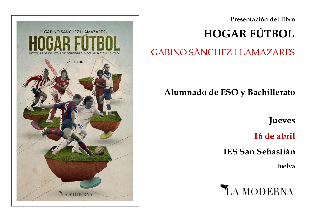 Lee más sobre el artículo Encuentro literario con Gabino Sánchez Llamazares (16 de abril)